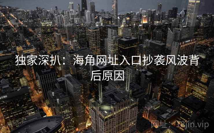 独家深扒：海角网址入口抄袭风波背后原因