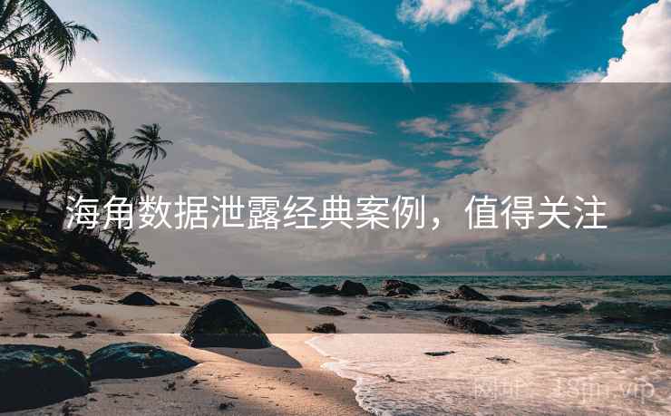 海角数据泄露经典案例,值得关注 海角数据泄露经典案例,值得关注